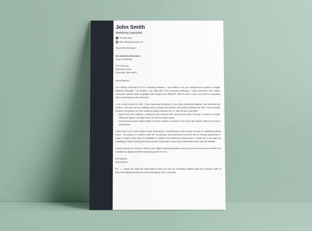 Cover Letter Templates